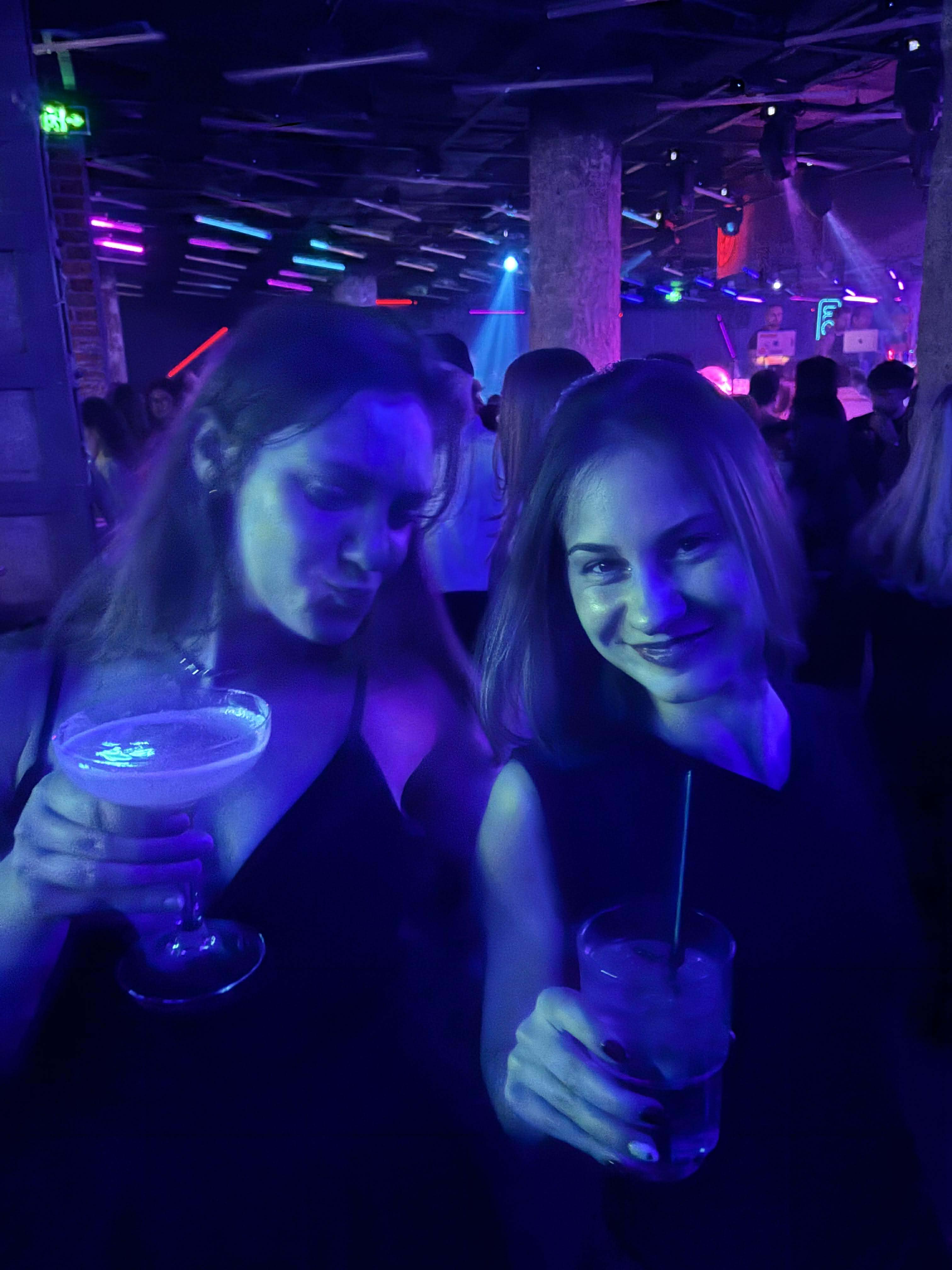 Me and my friends enjoying the club